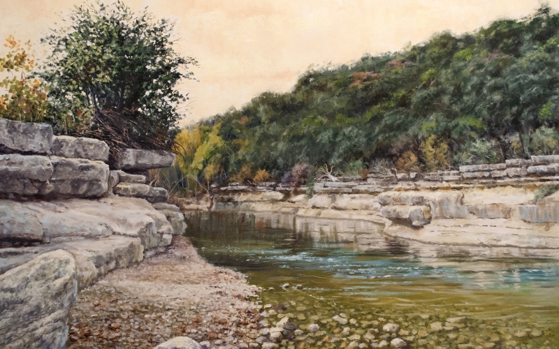 Bull Creek # 6 by artist Jose Blanco